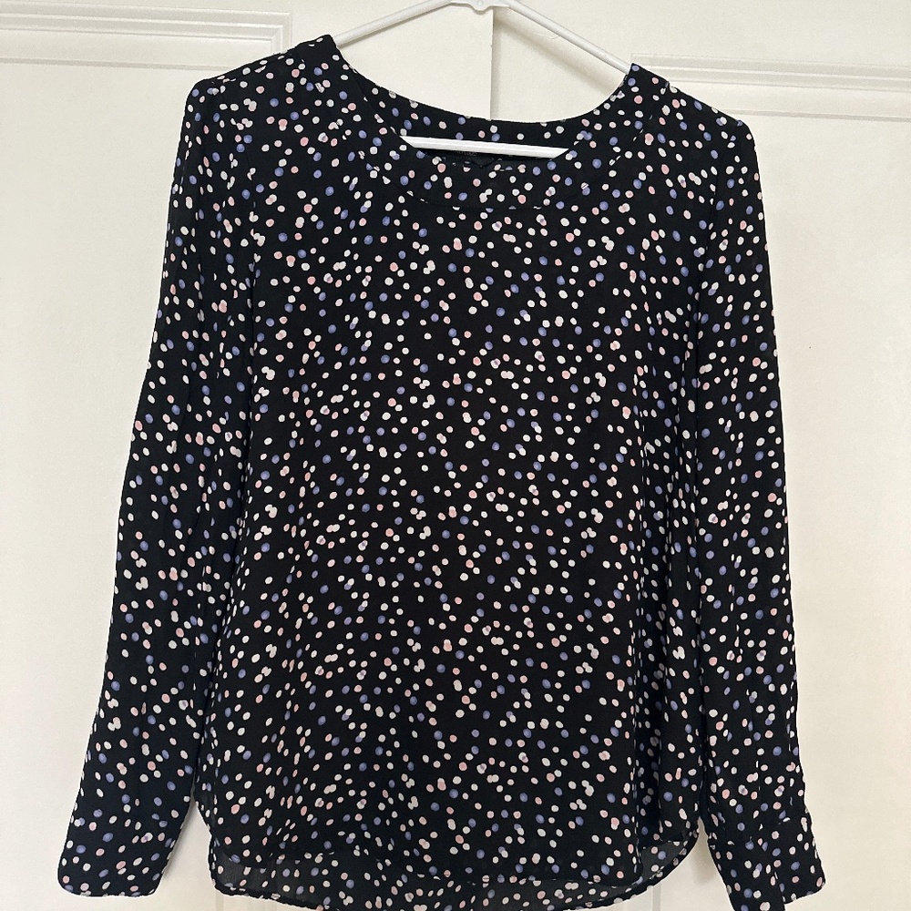 Polka dot blouse